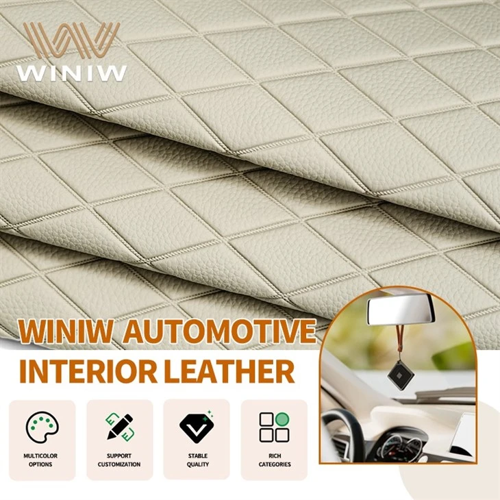 New PVC Coated Microfiber Synthetic Leather For Automotive Seat Upholstery suppliers